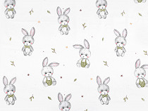 Bavlnená látka / plátno králik