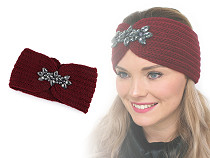 Ladies Winter Headband with Rhinestones