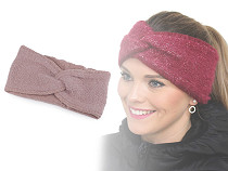 Damen Winter Stirnband mit Lurex