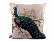 Cushion / Pillow Cover Peacock 45x45 cm