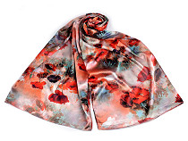 Satin scarf / scarf 70x165 cm