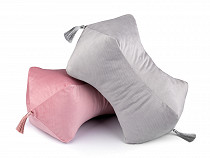 Relaxing pillow structured velvet