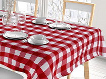 Checkered tablecloth 137x158 cm