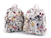 Dámský batoh s květy 30x30 cm