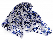 Summer scarf / butterfly scarf 80x165 cm