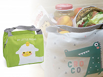 Folding snack / lunch thermal bag 17x21 cm