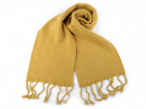 Knitted winter shawl 27x175 cm