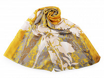Satin scarf, silk hair wrapping scarf  90x180 cm
