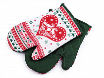 Kitchen Mitts / Oven Gloves with Magnet 2 pcs
