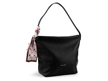 Ladies Handbag with a Scarf Decor 35x29 cm
