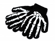 Detské pletené rukavice svietiace v tme