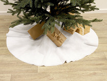 Weihnachtsbaumunterlage aus Kunstfell Ø 150 cm