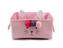 Textile storage basket, bunny