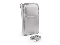 Crossbody bag / wallet with mobile phone pocket 11x19 cm