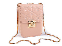 Ladies crossbody quilted handbag with honey bee 13x18.5 cm