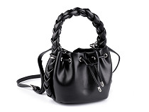 Handbag with braided handle 22x16 cm