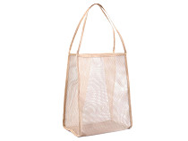 Mesh bag with extended bottom 30x38 cm