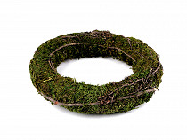 Moss wreath with twigs Ø20 cm