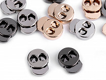 Metal cord stoppers 15x18 mm
