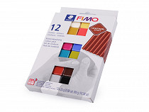 Fimo set 12x25 g leather effect