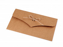 Paper Envelope for DIY Craft, Natural 11x22 cm
