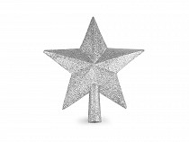 Étoile pour arbre de Noël avec paillettes, 2e qualité