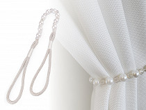 Vorhang Raffhalter/Schnur Perlen