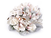 Frosted Magnolia Christmas Wreath Ø34 cm