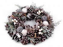 Christmas wreath in gift packaging Ø30 cm