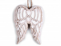 Dekorace dřevěná andělská křídla