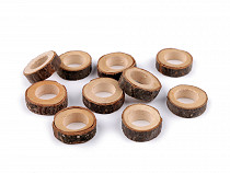 Cerchio / anello in legno naturale, dimensioni: Ø 17 mm