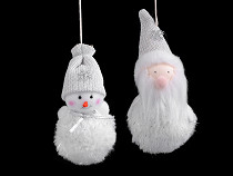 Decoration snowman, elf to hang
