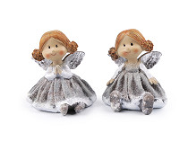 Angel decoration with glitter