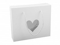Paper Box with see-through Heart Window 