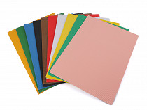 Pamut hullámos papír készlet színes / ragasztható