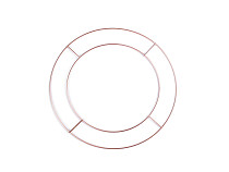 Double metal circle for dream catcher / for decoration Ø25.5 cm
