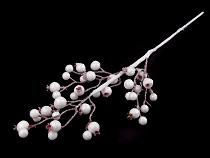 Artificial Berry Twig with glitter