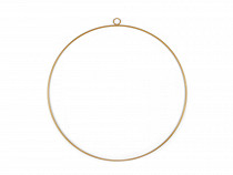 Cerchio in metallo per acchiappasogni / per decorazione, dimensioni: Ø 25 cm