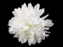 Textilný kvet chryzantéma Ø15 cm na výrobu smútočných vencov, kytíc