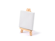 Mini maliarsky stojan s plátnom