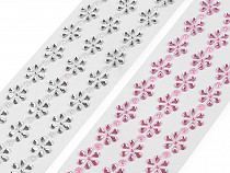 Self-adhesive Flowers on an Adhesive Strip