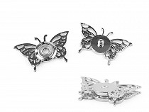 Dekorative Druckknöpfe / Verschluss Schmetterling