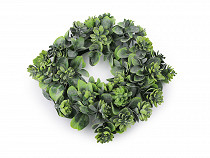 Artificial Wreath of Succulents Ø26 cm