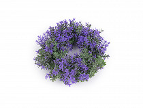 Coroană artificială de Buxus violet Ø16 cm