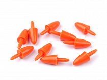 Nez « pointe de carotte » pour création DIY, 8 x 23 mm