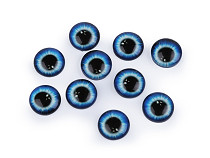 Sklenené oči na nalepenie Ø10 a 12 mm