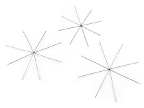 Steaua de Crăciun / bază de sârmă pentru mărgelit Ø10,5 cm, 12,5 cm, 13,5 cm