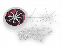 Kit pour confection d’étoiles de Noël à partir de perles de cire, 2 pièces