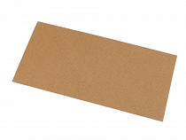 Enveloppe en papier naturel, 11 x 22 cm