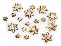 Self-adhesive Wooden Snowflakes